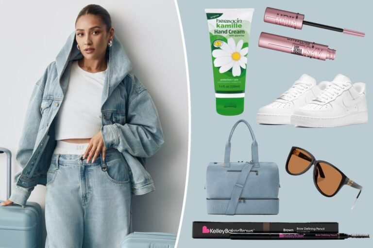 Béis’ Shay Mitchell shares the style and sweetness gadgets she swears by for journey