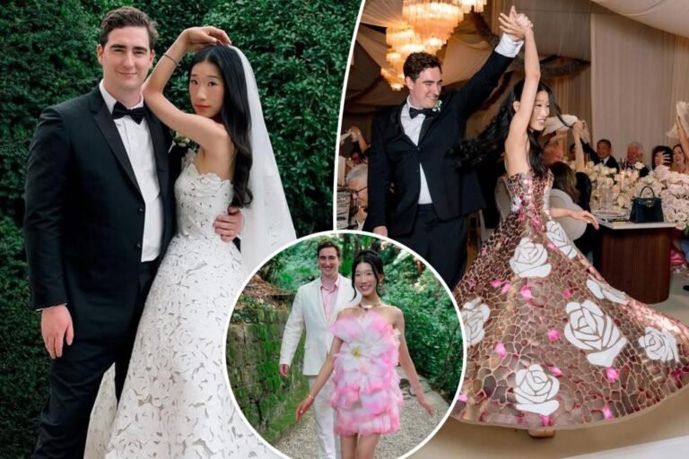TikTok star Becca Bloom wore 4 marriage ceremony attire to marry David Pownall